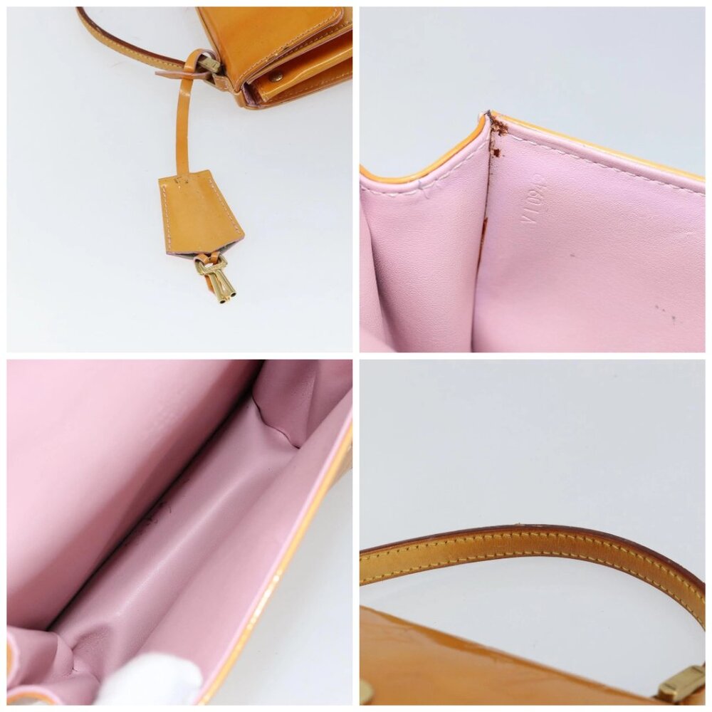 LOUIS VUITTON Monogram Vernis Spring street Hand Bag Pink - Picture 14 of 15